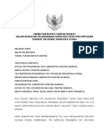 Contoh Sambutan Bupati Dalam Keg. Penilaian 10 Progam PKK