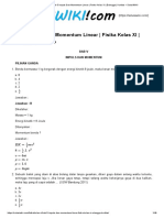 Bab 5 Impuls Dan Momentum Linear - Fisika Kelas XI - Erlangga - Kurtilas - SolusiWIKI