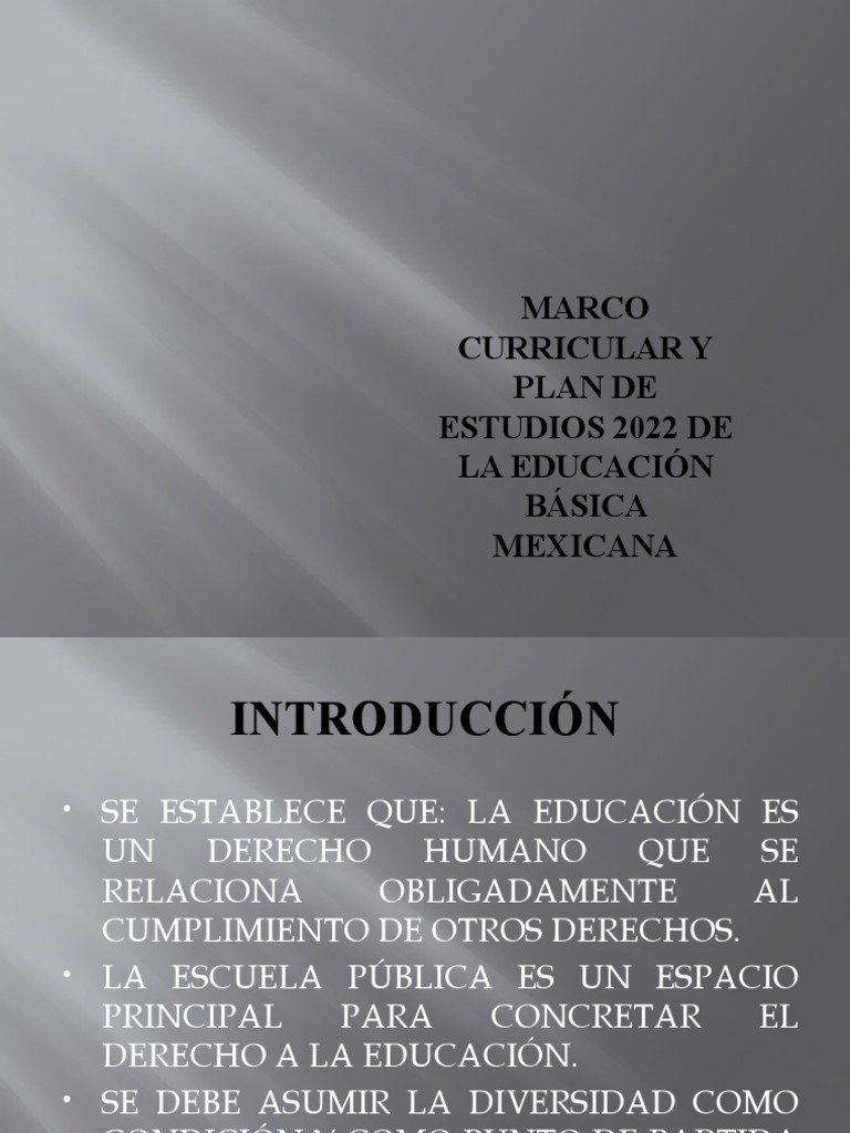 Educación Básica en México 2022 | PDF | Plan de estudios | Evaluación