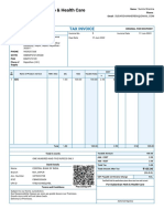 Sudarshan Herb & Health Care: Tax Invoice