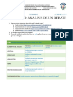 U2A4 Tabla debate