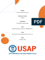 Distribucion de Probabilidad Binomial y Poisson