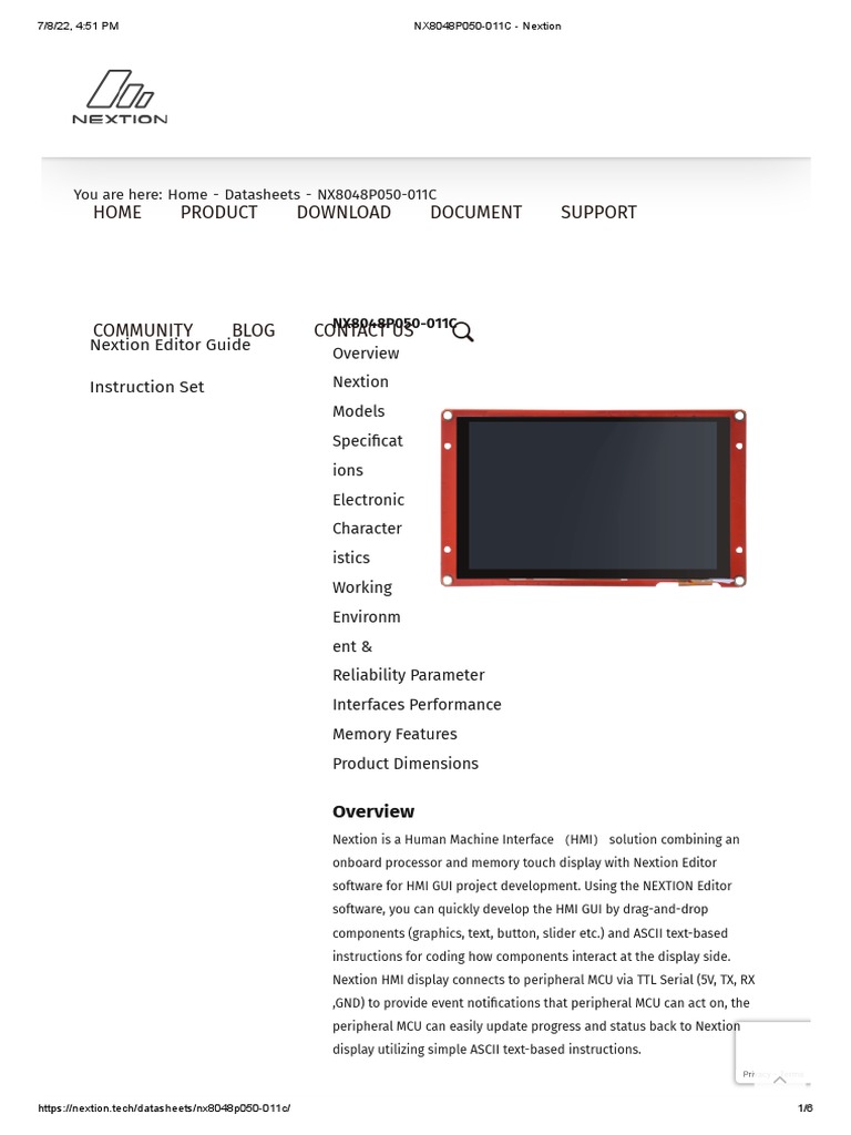 Nextion Manual Pdf , Nextion Display Guide – YDYMO