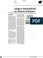 Tra dialogo e interattività l'ateneo punta al futuro - Il Corriere Adriatico del 21 luglio 2022
