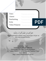 Desain Buku Monitoring Tahfidz Dan Tahsin A5
