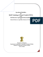 Skill Training of Rural Youth (STRY) : EX Operational Modalities For