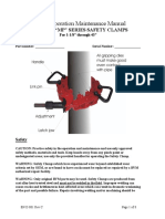 BVM Corporation Maintenance Manual: "C", "T", & "MP" Series Safety Clamps