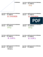 Format Stiker Nama Sampul Buku Ukuran 121