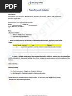 11 Network Analytics - Problem Statement