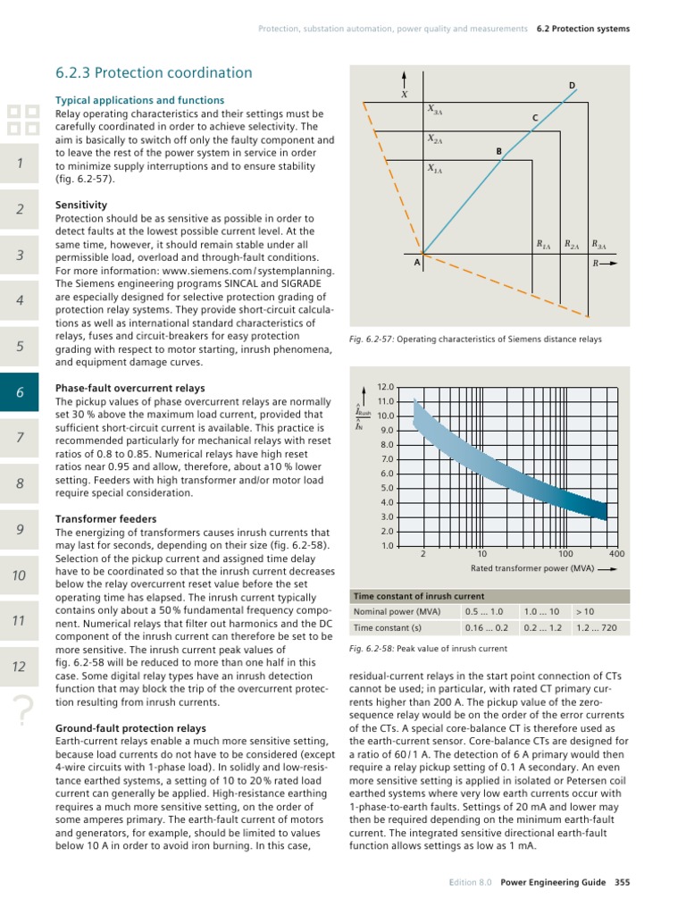 Protection Coordination in Power Systems | PDF | Relay | Transformer