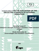 Guidelines For The Evaluation of The Dielectric Strength of External Insulation