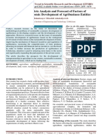 The Econometric Analysis and Forecast of Factors of Sustainable Economic Development of Agribusiness Entities