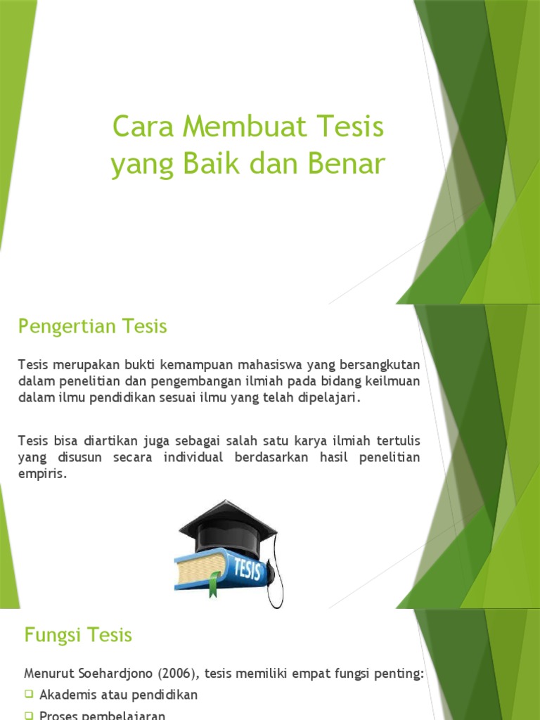 Cara Membuat Tesis Artikel yang Kuat: Panduan Lengkap