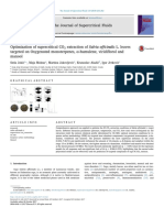 2018 - Optimization of Supercritical CO2 Extraction of Salvia Officinalis L. Leaves