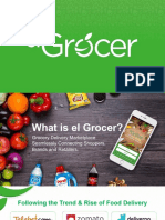 What is el Grocer? Grocery Delivery Marketplace