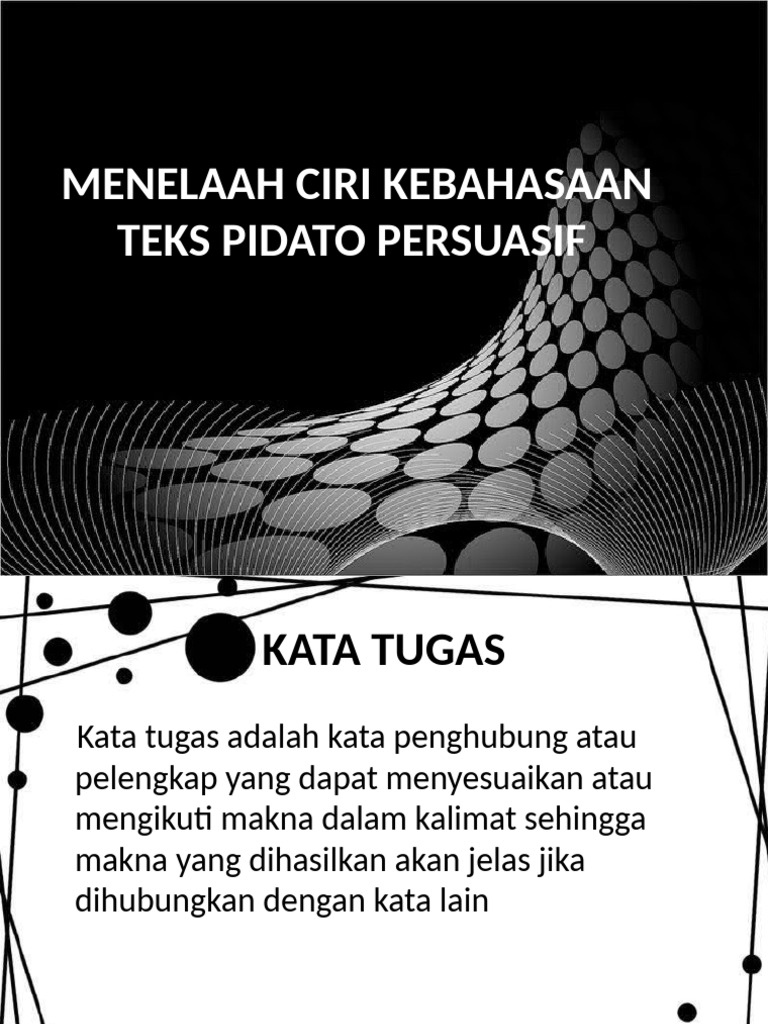 Materi Ciri Kebahasaan 2 Teks Pidato Persuasif Daring PDF