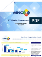 PT Media Nusantara Citra: Corporate Update June 2019