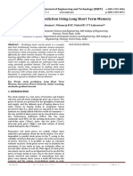 Stock Price Prediction Using Long Short Term Memory: International Research Journal of Engineering and Technology (IRJET)