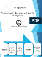 Taller de Capacitación - Administración, Ejecución y Rendición de Proyectos