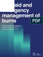 First Aid and Emergency Management of Burns - Central Adelaide Local Health Network