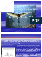 Scientific Communication skills – Tools & techniques (Anup Kumar)