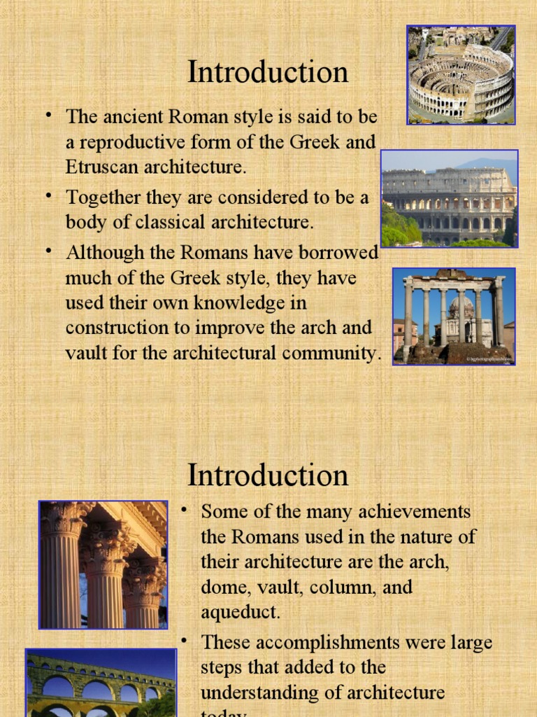 E-Book On Roman Architecture | PDF | Vault (Architecture) | Dome