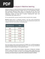 Regression Analysis in Machine Learning