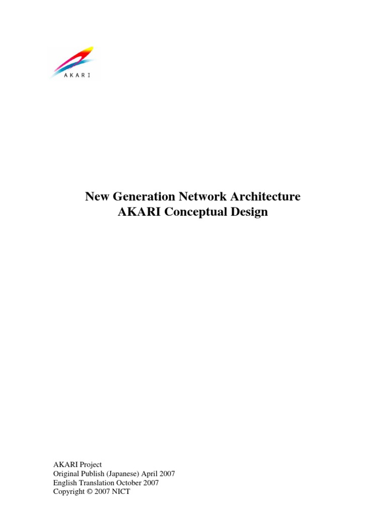 New Generation Network Architecture PDF Routing Multicast