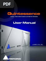 Quintessence AV Case User Manual 1.32