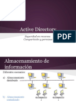 Gestión de permisos y almacenamiento en Active Directory