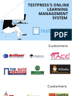 Testpress' Comprehensive Online Learning Management System