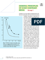 General Principles of X-Ray Contrast Media