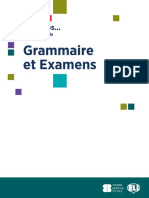 Grammaire Et Examens