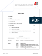 Responsabilites Et Autorite: Procedure #1-1 Indice D Du 15.07.97 Date D'application: 28.07.97 Page 1/5