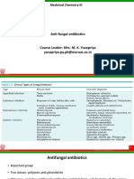 Anti-Fungal Antibiotics: Medicinal Chemistry-III