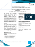 Configuración de Las Tecnologías de SQL Server 2008 para Business Intelligence