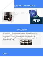 The Evolution of The Computer: By: Kent Butler, Richard Lindoerfer, Cameron Holodniak IED 2017