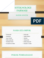 Bioteknologi Farmasi - Materi Genetik