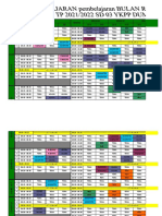 Daftar Pelajaran Ramadhan 2021-2022