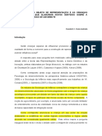 A Inf+Éncia Como Objeto de Representa+ç+Âo e As Crian+Ças Como Sujeitos Que Elaboram Novos Sentidos Sobre A Realidade