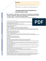 Mesalamine Dose Escalation Reduces Fecal Calprotectin in