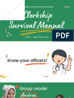 Clerkship Survival Manual: University of Northern Philippines