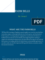 Farm Bills: By:-Group 3