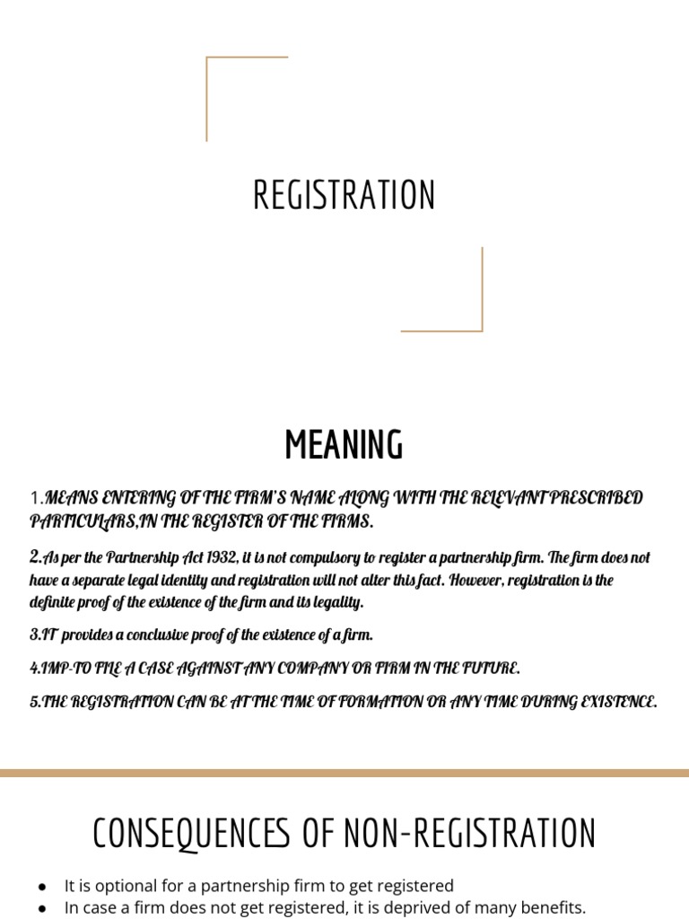 REGISTRATION | PDF