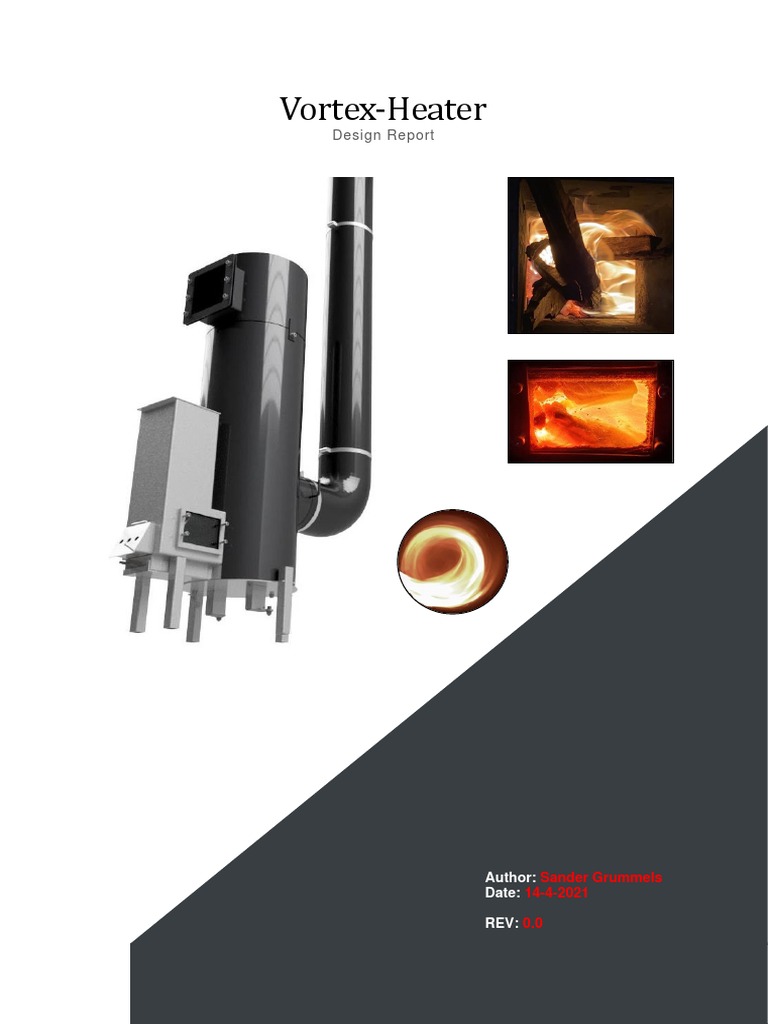 Vortex Rocket Stove Design Report | PDF | Stove | Mechanical Engineering