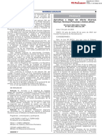 Resolución Directoral #009-2022-INACAL - DN - Aprueban y Dejan Sin Efecto Diversas Normas Técnicas Peruanas