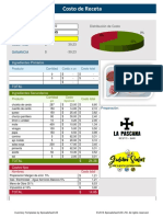 Costo de Receta K ́JARAS: Análisis de Costos e Ingredientes