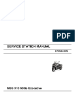 PIAGGIO X10 500 Service Station Manual