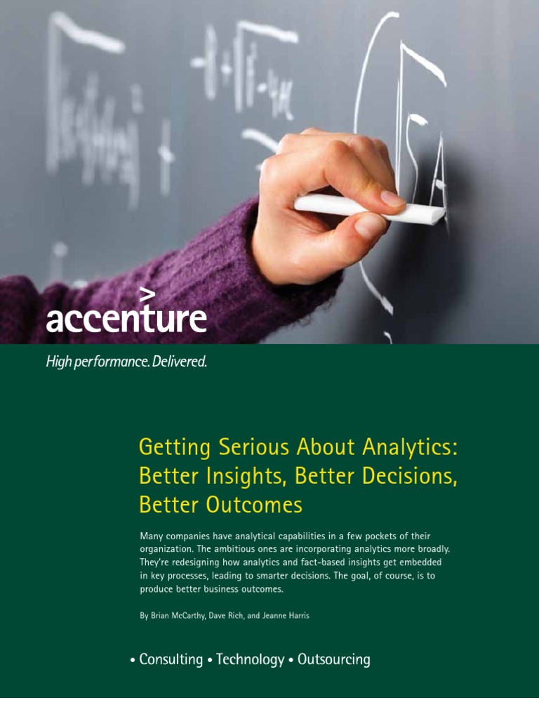 Accenture Getting Serious About Analytics | PDF | Analytics | Business ...