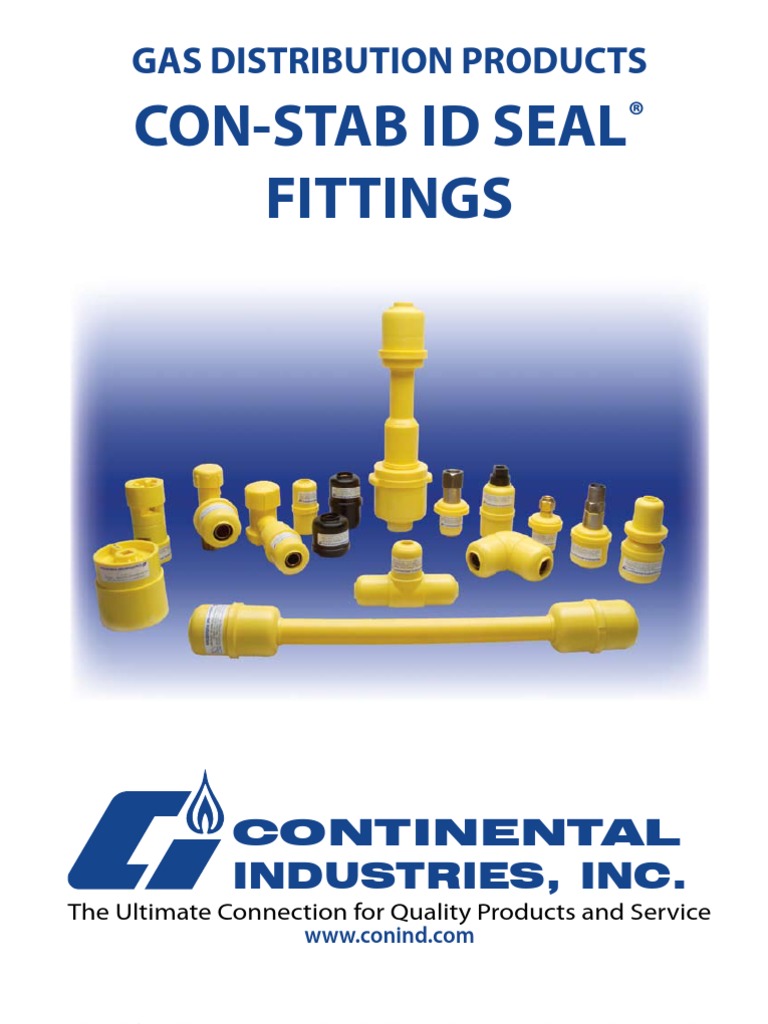ConStab Id Seal Fittings Gas Distribution Products ® PDF Pipe (Fluid Conveyance